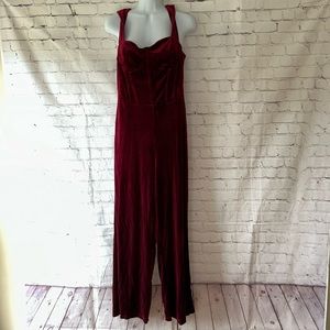 Cider Velvet Jumpsuit